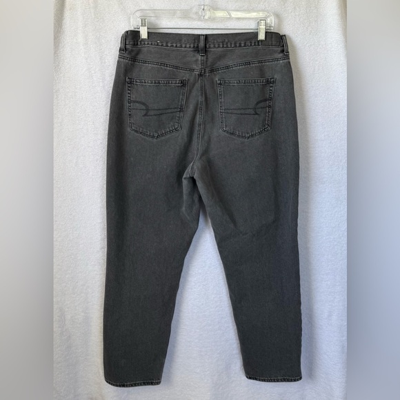 American Eagle size 14 black straight leg jeans - Picture 7 of 7